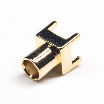 180 Degree Through Hole Coaxial Mcx Connector Jack For Pcb Mount